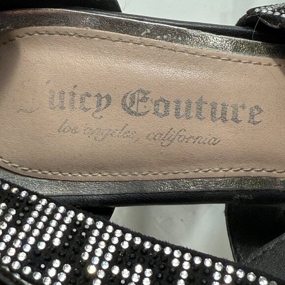 Juicy Couture Black Macarena Block Heel Strapy Handle - Picture 6 of 15